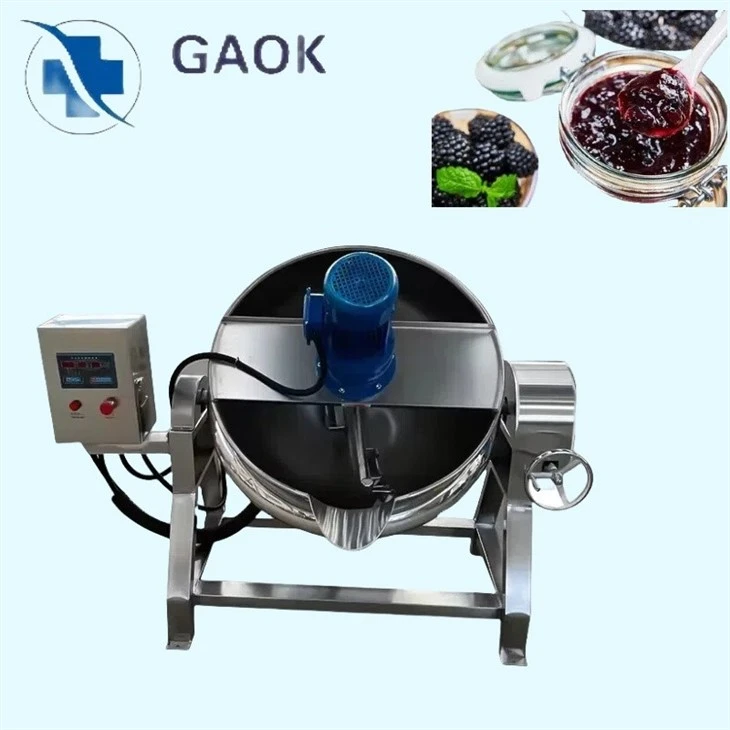 Double Jacketed Steam Kettle