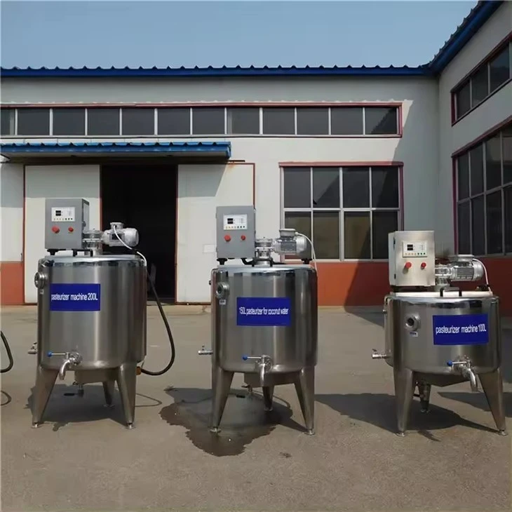 Aseptic egg pasteurisation machine