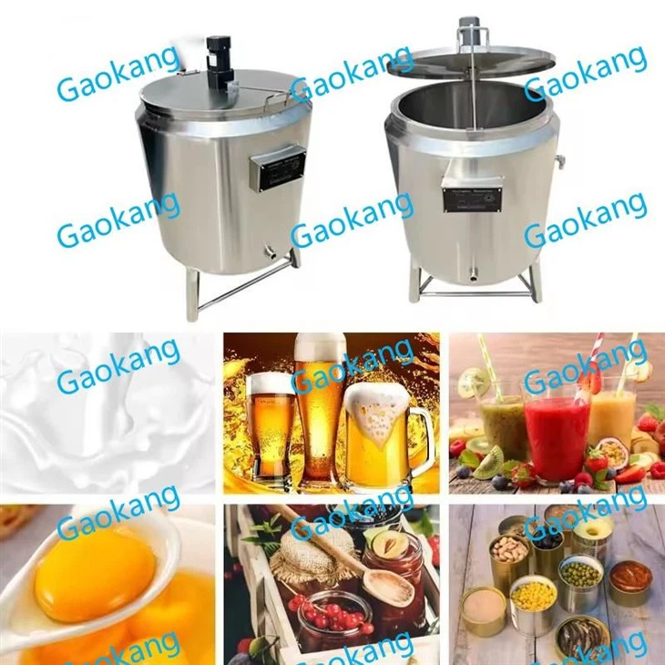 Aseptic egg pasteurisation machine